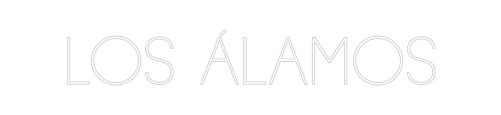 Neon personalizado: LOS ÁLAMOS