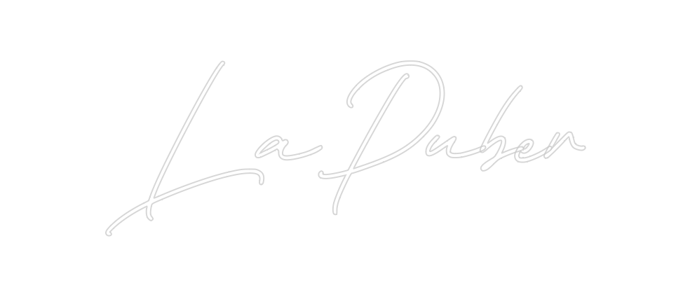 Neon personalizado: La Puber