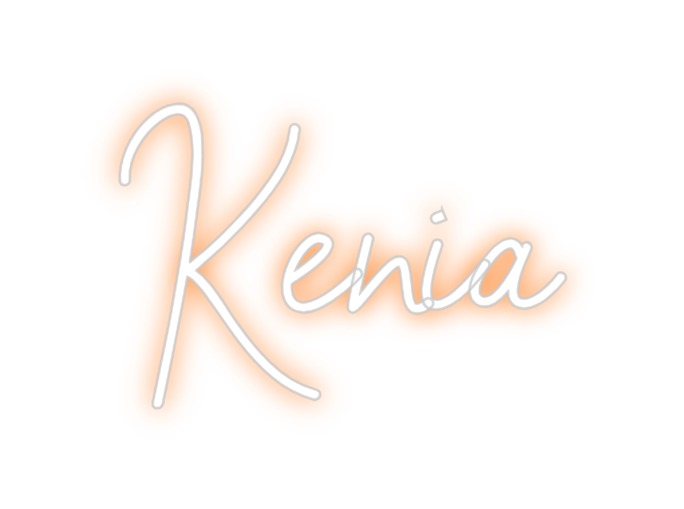 Neon personalizado: Kenia
