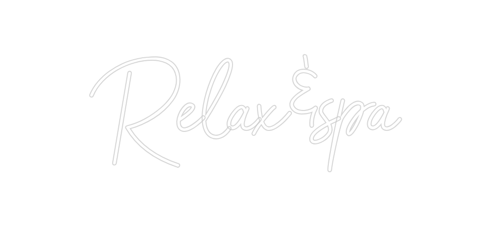 Neon personalizado: Relax&spa