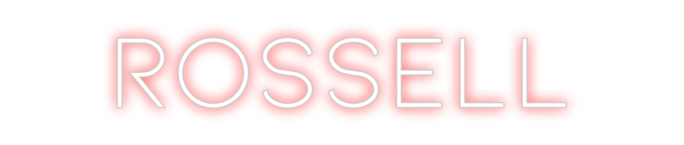 Neon personalizado: Rossell