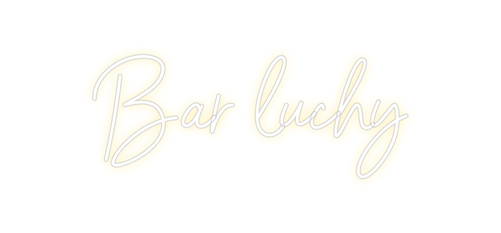 Neon personalizado: Bar luchy