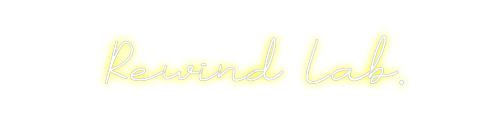Neon personalizado: Rewind Lab.