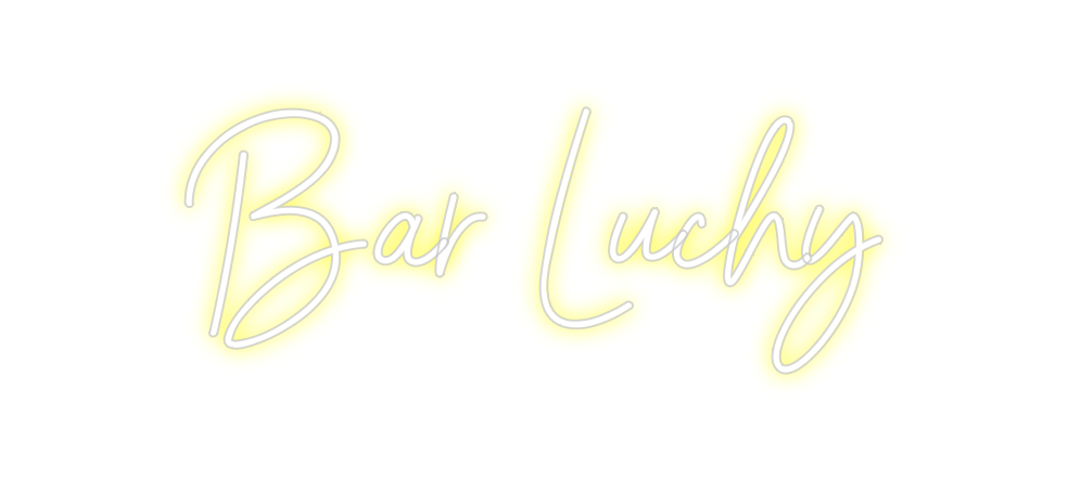 Neon personalizado: Bar Luchy