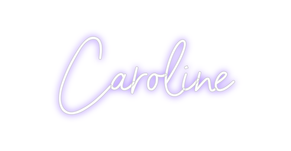 Neon personalizado: Caroline