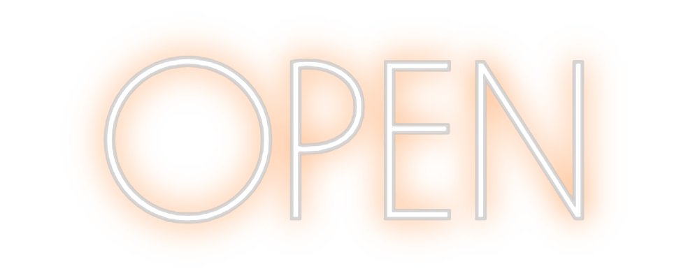 Neon personalizado: OPEN
