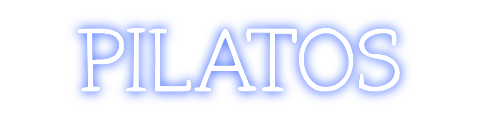 Neon personalizado: PILATOS