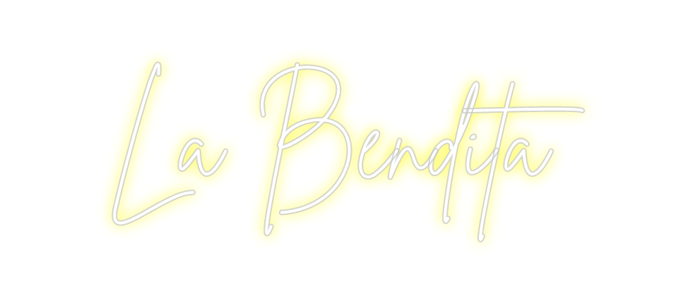 Neon personalizado: La Bendita