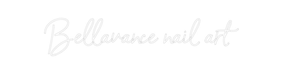 Neon personalizado: Bellavance na...