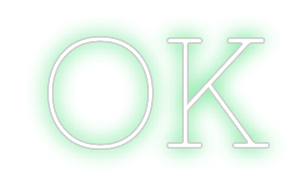 Neon personalizado: OK
