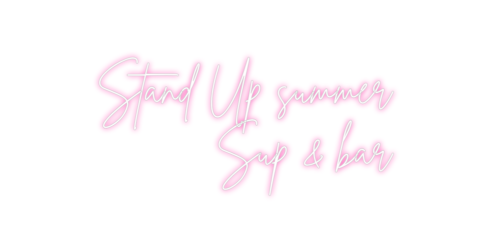 Neon personalizado: Stand Up summ...