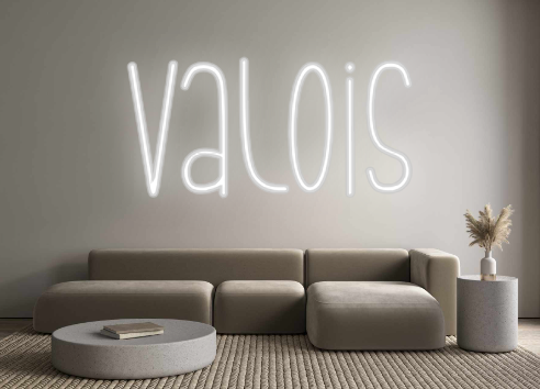 Neon personalizado: Valois