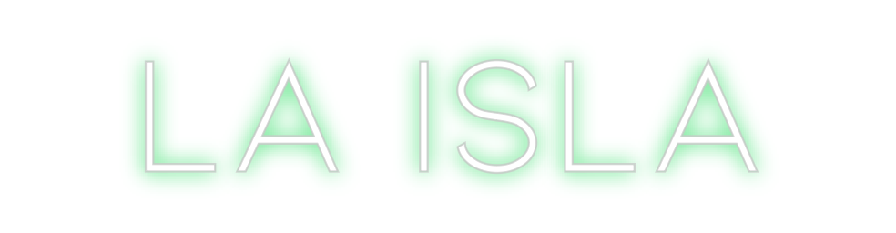 Neon personalizado: La isla