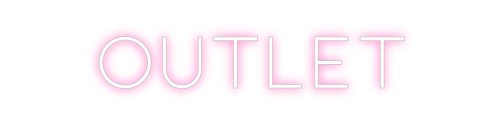 Neon personalizado: Outlet