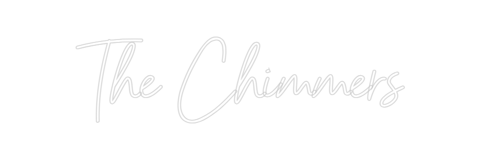 Neon personalizado: The Chimmers