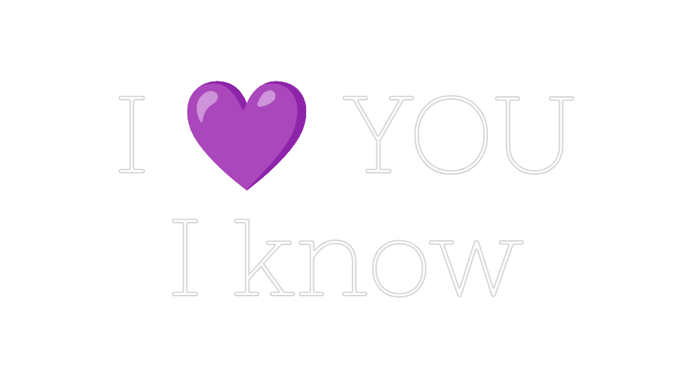 Neon personalizado: I 💜 YOU
I k...