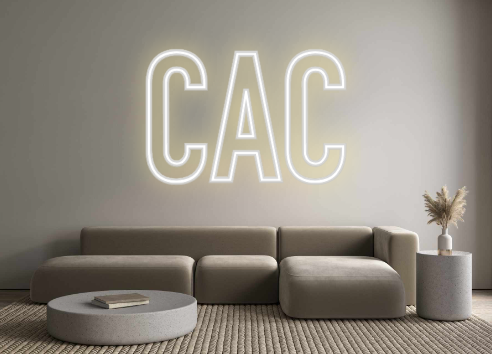 Neon personalizado: CAC