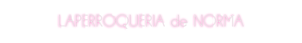 Neon personalizado: LAPERROQUERIA...