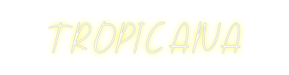 Neon personalizado: TROPICANA