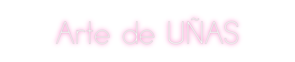 Neon personalizado: Arte de UÑAS