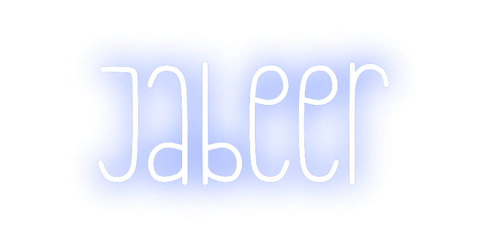 Neon personalizado: Jabeer