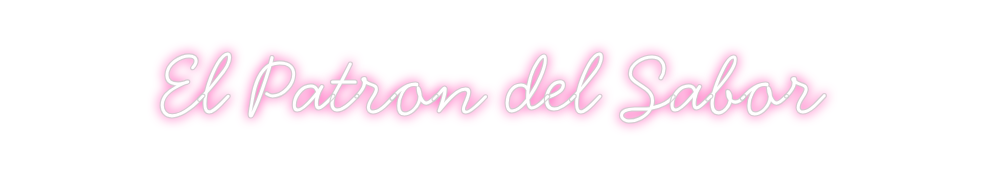Neon personalizado: El Patron del...