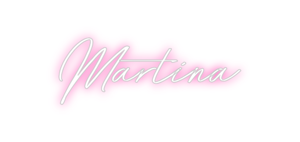 Neon personalizado: Martina