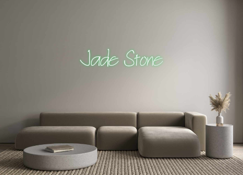 Neon personalizado: Jade Stone