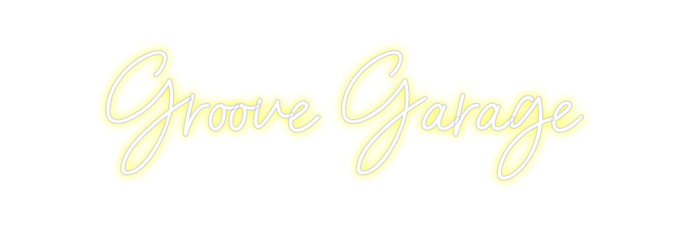 Neon personalizado: Groove Garage