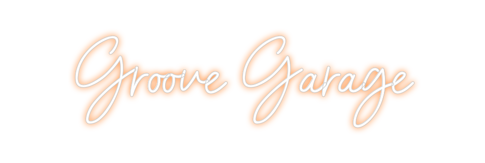 Neon personalizado: Groove Garage