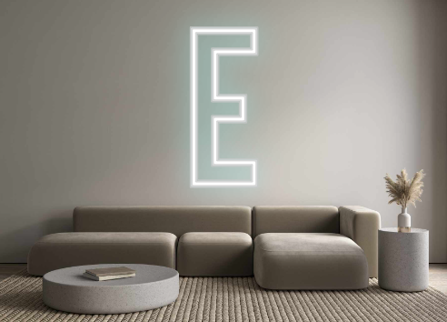Neon personalizado: E