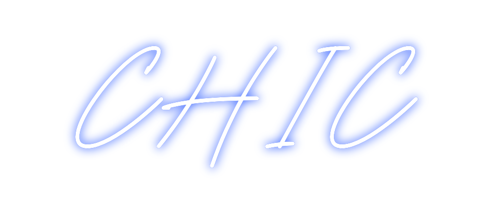 Neon personalizado: CHIC