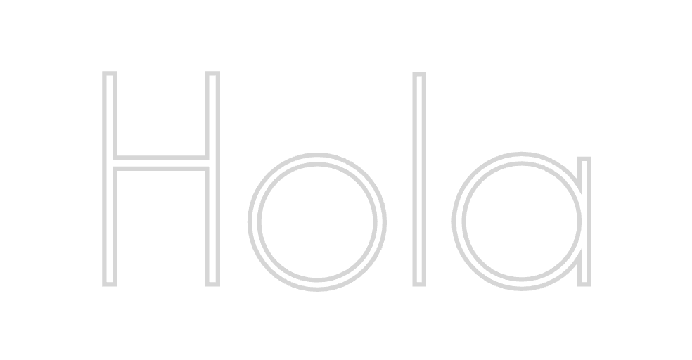 Neon personalizado: Hola