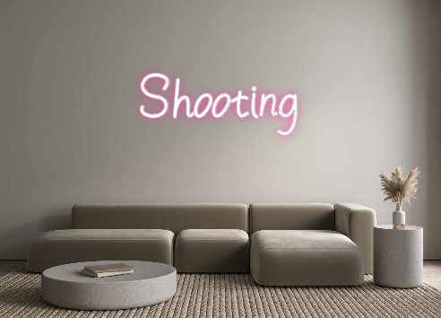 Neon personalizado: Shooting