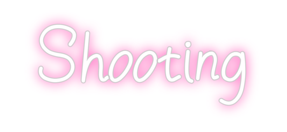 Neon personalizado: Shooting