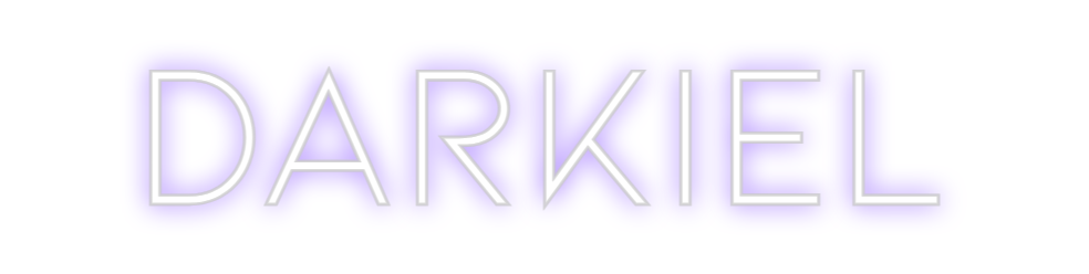 Neon personalizado: DARKIEL