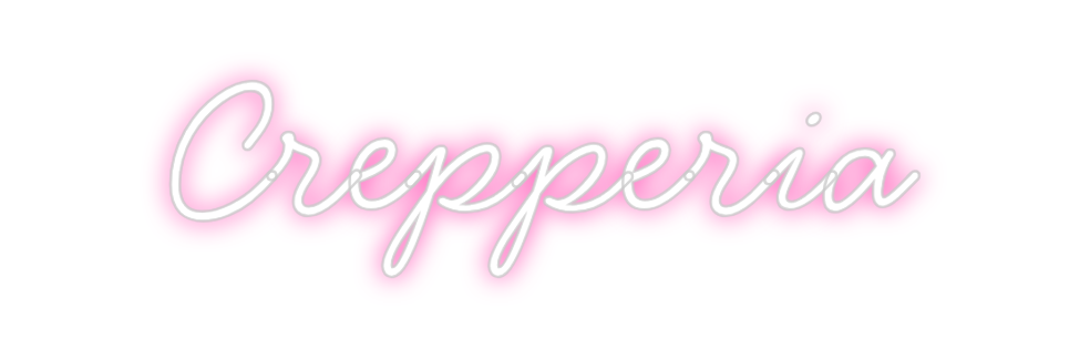 Neon personalizado: Crepperia