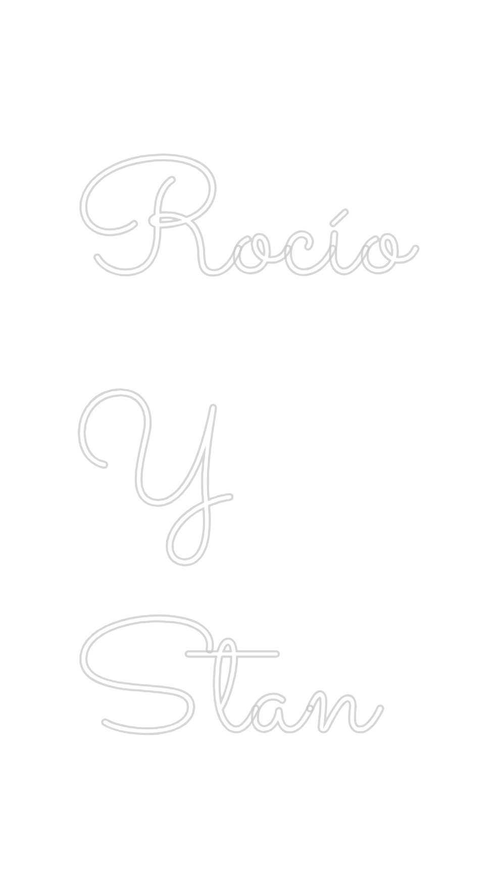 Neon personalizado: Rocío
   Y
...