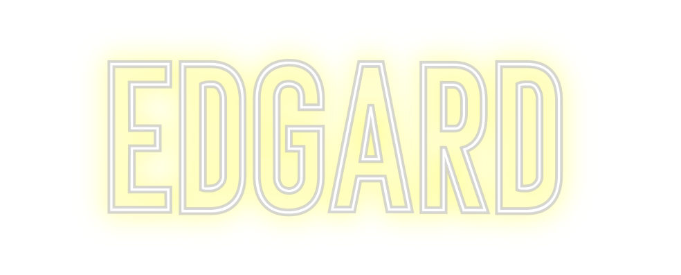 Neon personalizado: Edgard