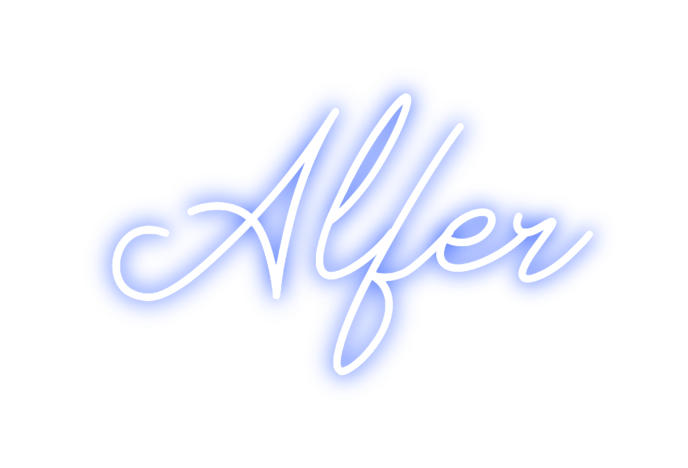 Neon personalizado: Alfer