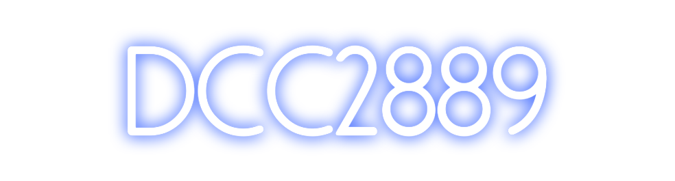 Neon personalizado: DCC2889