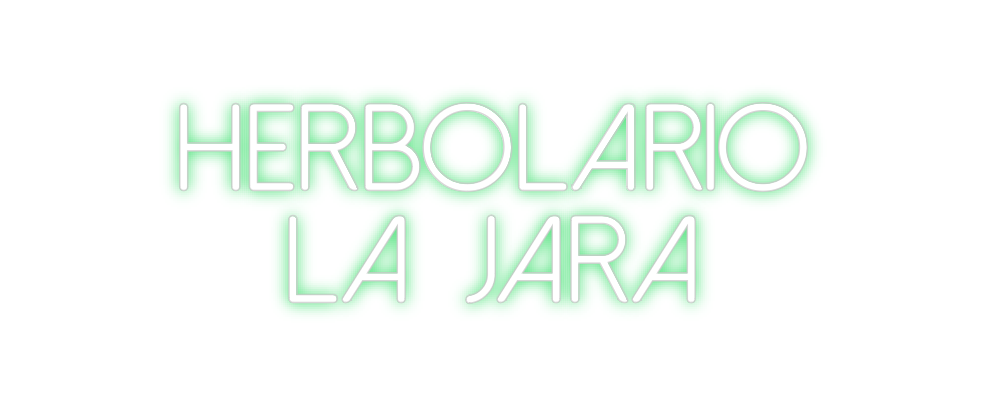 Neon personalizado: HERBOLARIO 
...