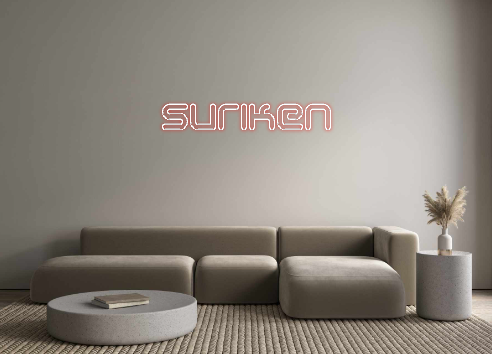 Neon personalizado: Suriken
