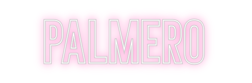 Neon personalizado: Palmero