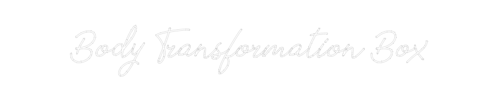 Neon personalizado: Body Transfor...
