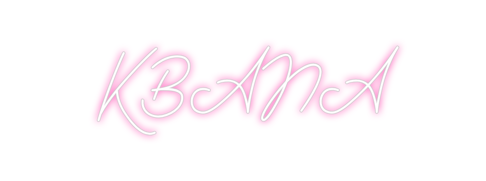 Neon personalizado: KBANA