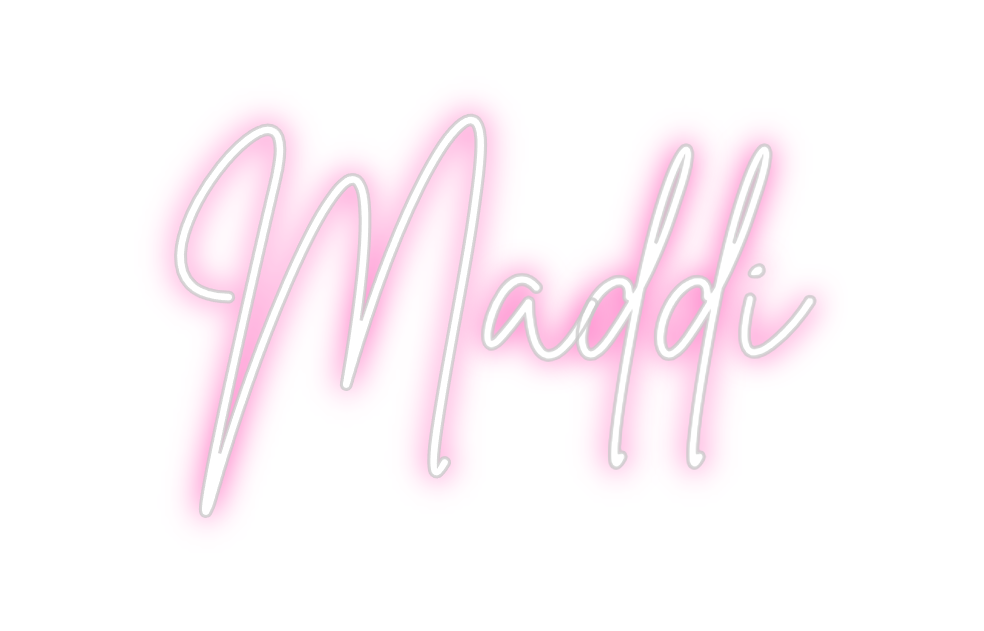 Neon personalizado: Maddi