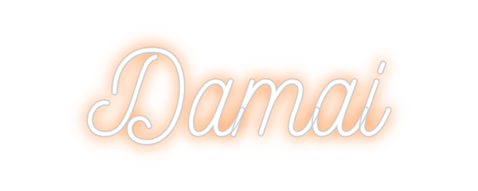 Neon personalizado: Damai