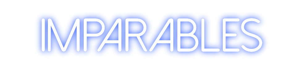 Neon personalizado: Imparables