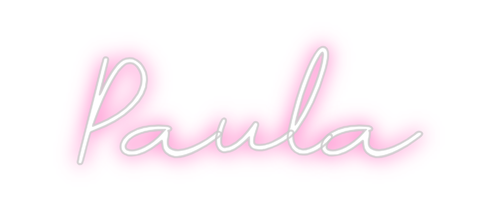 Neon personalizado: Paula